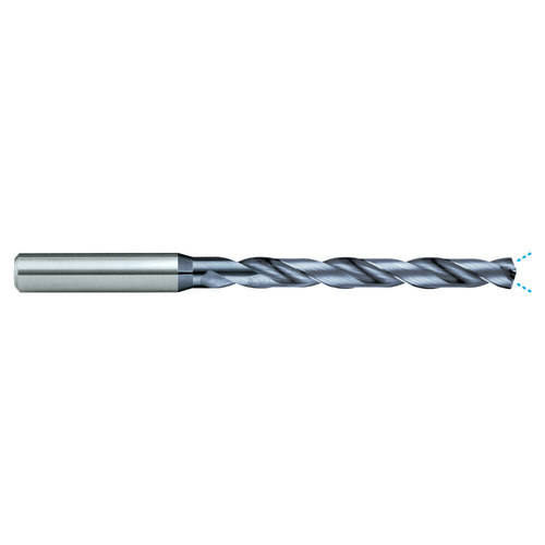Sutton D3350300 3mm Carbide Drill Bit - 8xD - R30 N IK - VHM - AlCrN