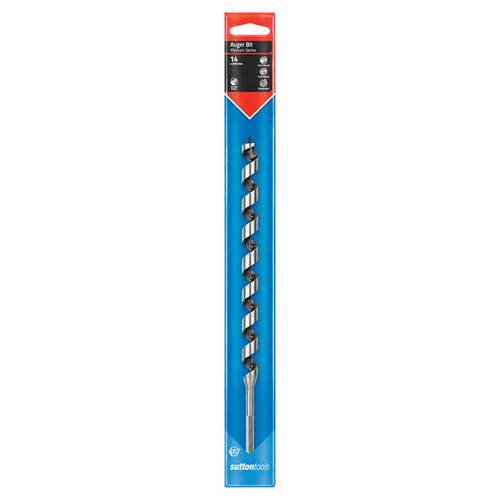 Sutton D5111400 14mm Auger Bit 290mm Length (Medium) Bright Alloy Steel