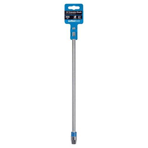 Sutton D5160300 300mm Quick Change Adaptor 1/4" Shank, Long Carbon Steel