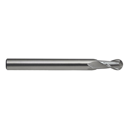 Sutton E1130150 1.5 x 6mm Ball Nose Slot Drill 2 Flute - 8% Cobalt Long