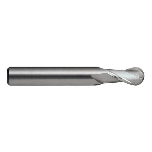 Sutton E3110159 1/16" x 1/8" 2Flute Ball Nose Endmill Carbide VHM Regular