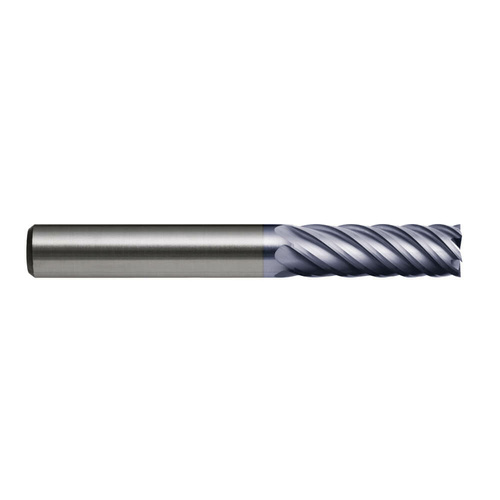 Sutton E4340600 6 x 6mm 6 Flute Endmill - Carbide VHM AlCrN - Extra Long