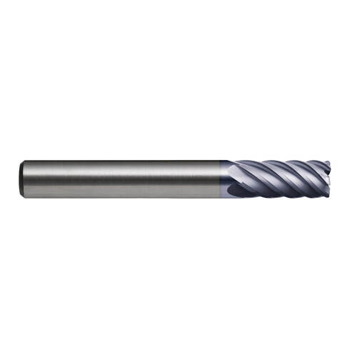 Sutton E4360605 6 x 6mm 6 Flute Endmill - Carbide VHM Ultra AlCrN - Long