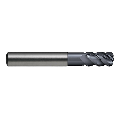 Sutton E5641010 10 x 10mm 4 Flute Corner Radius Endmill VHM Ultra AlCrN