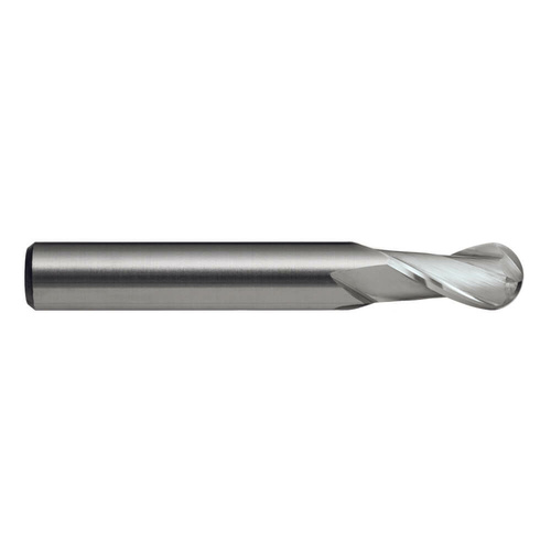 Sutton E6020250 2.5 x 3mm 2 Flute Ball Nose Endmill - Carbide VHM Regular