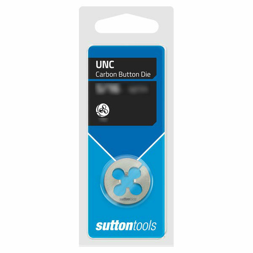 Sutton M4120483 UNC #10 x 24 TPI - 1" OD Button Die - Carbon Steel