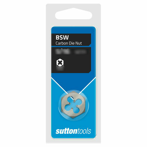 Sutton M4475080 BSW 2" x 4-1/2 TPI - Imperial Die Nut - Carbon Steel