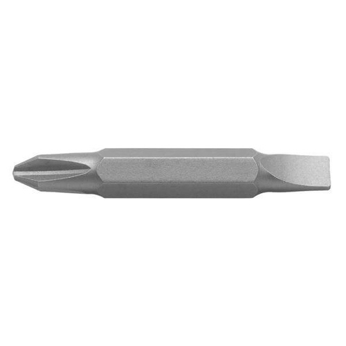 Sutton S12768240 6-8/#2 x 40 Slotted Phillips Screwdriver Bit CRV - 10Pack