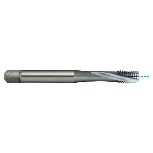 Sutton T2130500 M5 x 0.8 Spiral Flute Tap - R15 H IK - Cobalt Steel TiCN