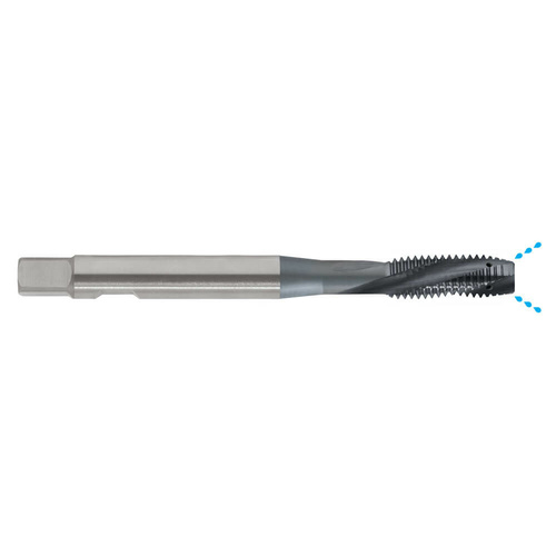 Sutton T3670600 M6 x 1 Spiral Flute Tap - Synchro - HSSE V3 TiCN