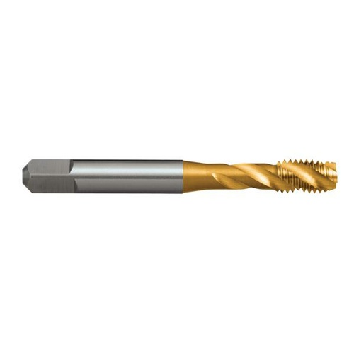Sutton T4110805 MF8 x 1 Spiral Flute Tap - Bottoming - HSSE V3 Tinite