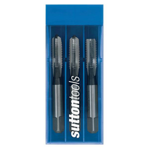 Sutton T9092096 BSPF G 1/2-14 Straight Flute Tap Set (3 piece) ISO2284 HSS