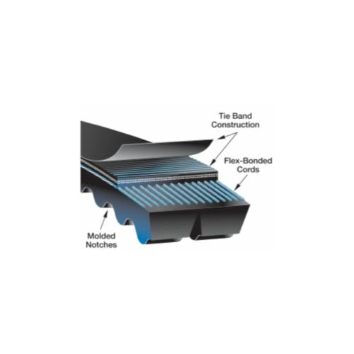 Gates 3/3VX630 Super HC PowerBand Belt Classical Section (9388-3063)