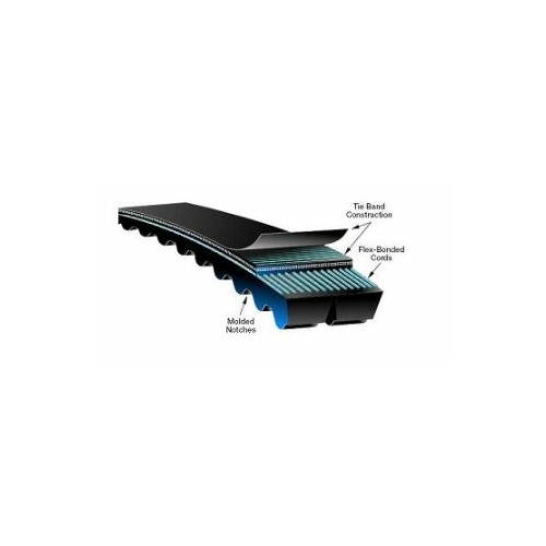 Gates 2/XPB4000 (9685-40002) Quad-Power Notched (Cogged) Narrow Section PowerBand V Belt