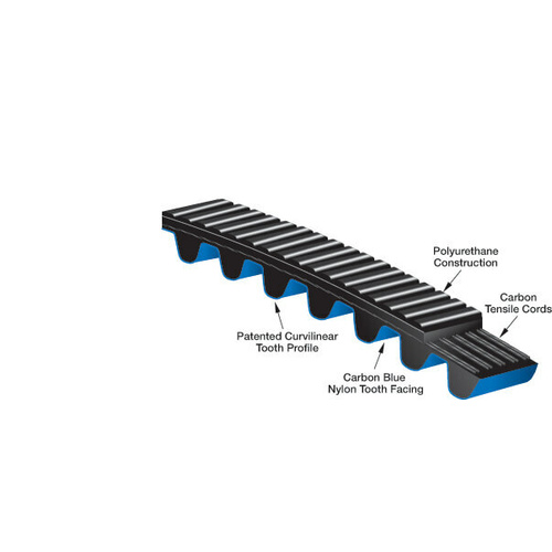 Gates 8MGT-3600-12 PolyChain GT Carbon Belt, 8MGT Section 9274-0450