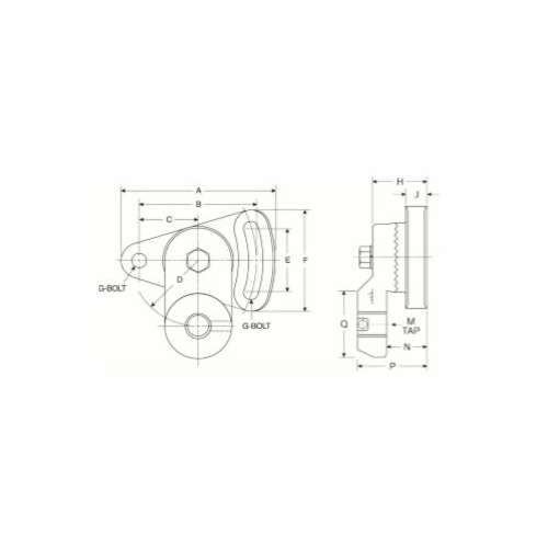 Gates 10-IDL-BRAK (7720-1010) Idler Bracket