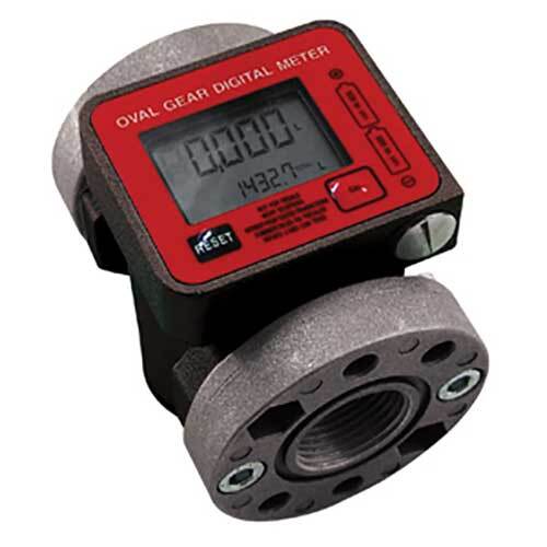 Piusi 3/4" BSP inlet, 60 L/min Electronic Oil Meter K600N/3O