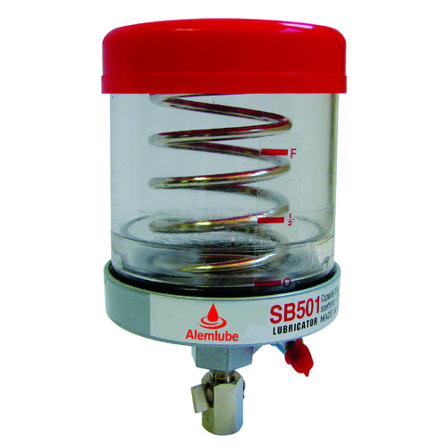 Alemlube 1/8" BSP, 350cc Capacity Grease Lubricator SB501