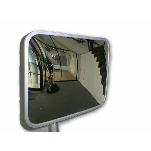 Safety Convex Mirror -  Rectangular Outdoor  650 x 500  mm Acrylic