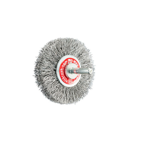 Industrial Wire Brush - SIT Crimped Circular Brush 50mm x 5mm Ref218