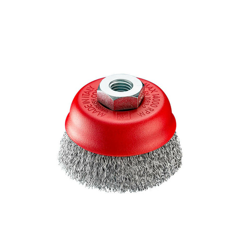 Industrial Wire Brush - SIT 725 Crimped Cup Brush 75mm x M14