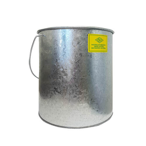 Cesco 4L Paint Bucket Galvanised Steel