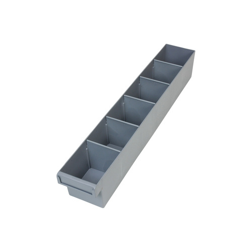 Fischer Spare Parts Tray With Removable Dividers 100 x 100 x 600mm