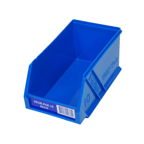 Fischer Stor-Pak Bin 10 Plastic Storage Bin Blue