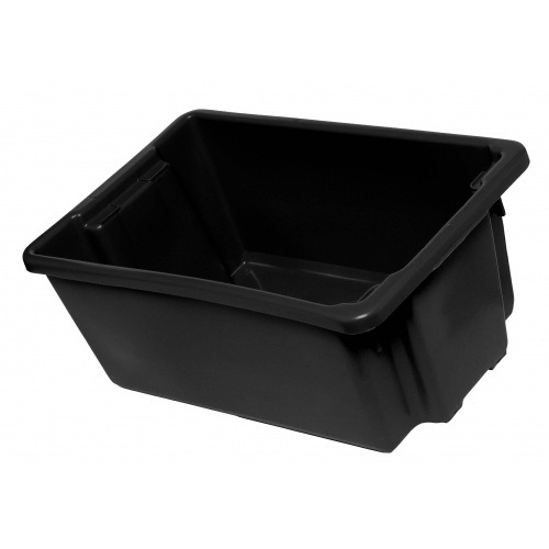 EasyRol 645 x 420 x 270mm 46L Black Tub Suits Picking Trolley TPT100