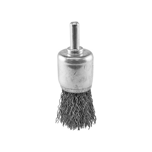 Crimped Cup Brush-  Rocket,  Steel 24mm x M6