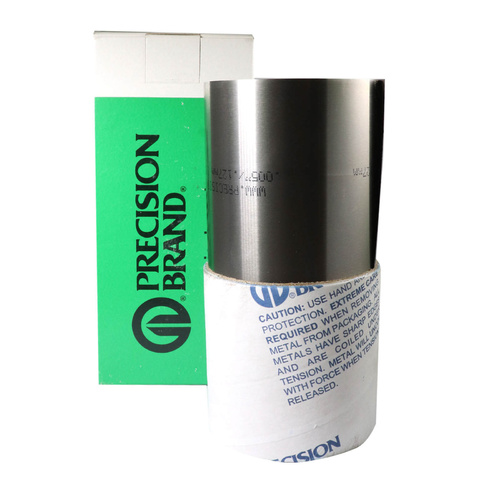 Precision Brand Steel Shim Stock Roll 12" x 120" x 0.010" (0.254mm)