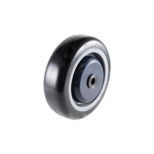 100mm Urethane Wheel - 8mm Ball Bearing Nylon Centre Grey W6