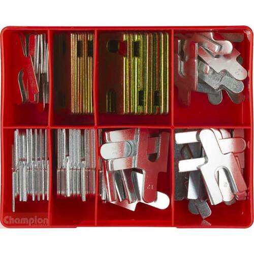 Champion CA107 Metric Multifit Front Alignment Shim Assortment Kit - 100 Pcs