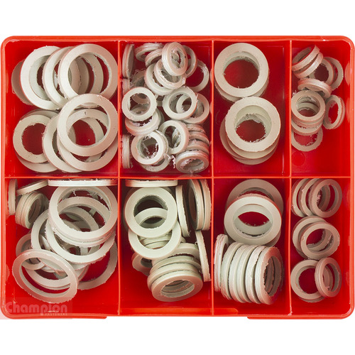 Champion CA1460 Polypropylene Washer Assortment Kit 3/32" Thick - 123 Pieces