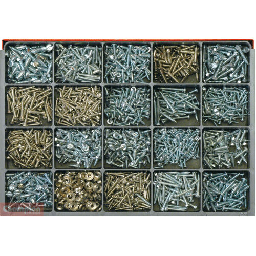 Champion CA1630 Self Tapping Screw Assortment Kit, 1680 Pieces