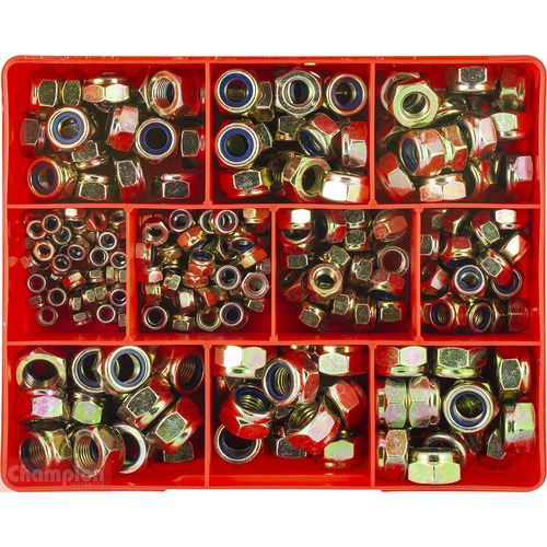 Champion CA270 Self Locking Nut Metric Assortment Kit, 270 Pcs