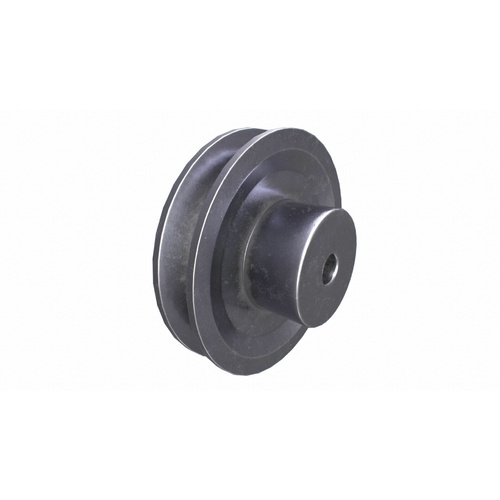 1A V Belt Pulley 4" Single Groove A Section 1/2" Pilot Bore - Al