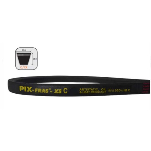 Pix C57 Fire Resistant Anti Static (FRAS Rated) V Belt C Section