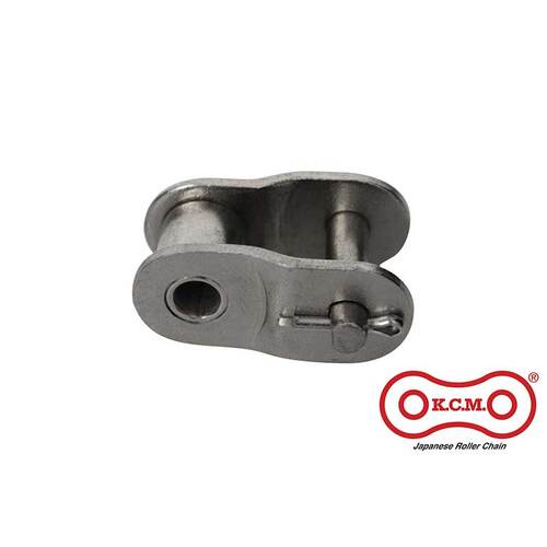 KCM 06B-1 BS Roller Chain Offset/Half Link Simplex 3/8" Pitch Nickel Plated