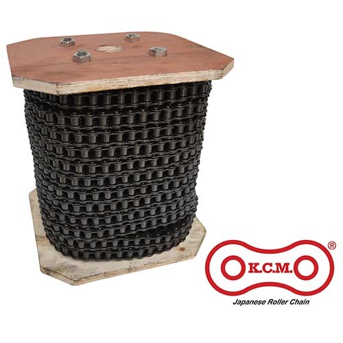 KCM 50H ASA Roller Chain H-Type Simplex 5/8" Pitch - Box of 100 Foot