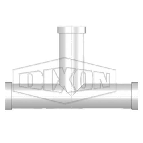 Dixon 2" (50mm) Shouldered Equal Tee Galvanised Mild Steel 08/048/05/000T