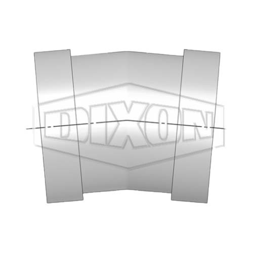 Dixon 2" (50mm) Shouldered End 10° Setting Piece Galvanised Mild Steel