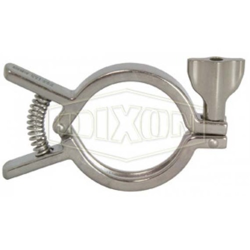 Dixon 13MHHM-Q200 304 Stainless Steel Sanitary Single Pin Squeeze Clamp 2"