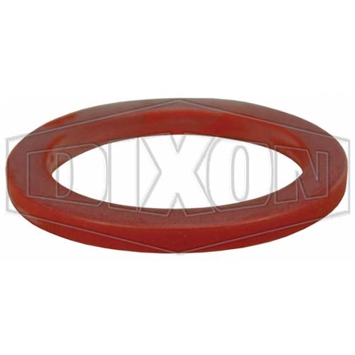 Dixon 75mm Cam & Groove Gasket PTFE Encapsulated Silicone Translucent/Red