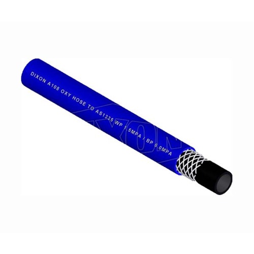 Dixon 5mm x 5m Rubber Single Line Welding Hose Blue A108005B