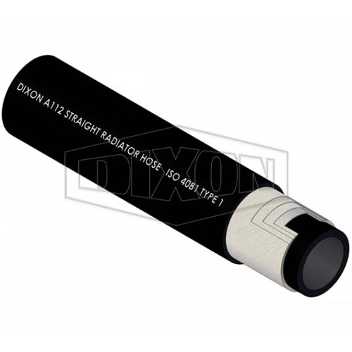 Dixon 57mm x 0.914m Rubber Straight Radiator Hose Black A11257