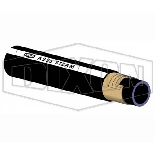 Dixon 12mm x 10m Rubber Steam Hose Fabric Reinforced Black A235012B