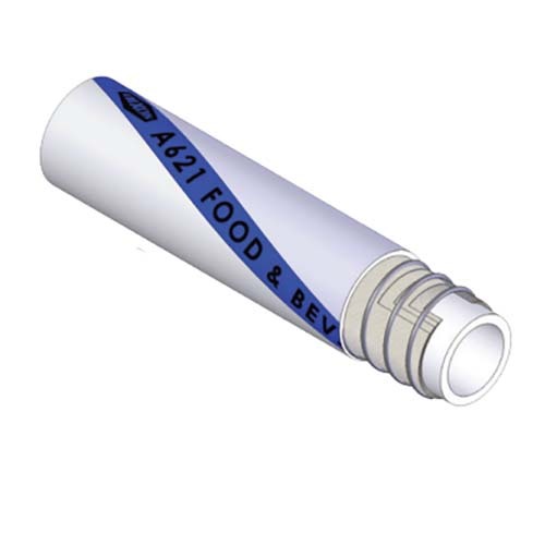 Dixon 76mm x 20m Rubber Food, Milk & Beverage Suction & Delivery Hose White A62108020