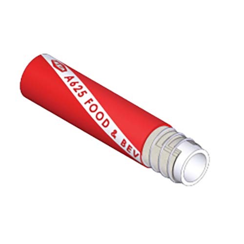 Dixon 25.4mm x 20m Rubber Premium Food & Wine Suction & Delivery HoseRed A625025020