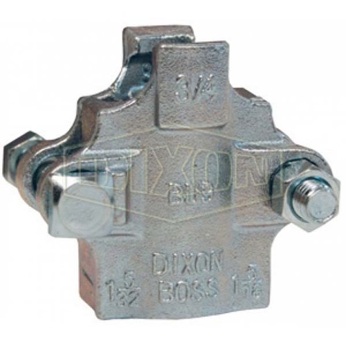 Dixon Clamp 2 Bolt Type, 2 Gripping Fingers Investment Cast Carbon Steel 23.8 - 27.0mm